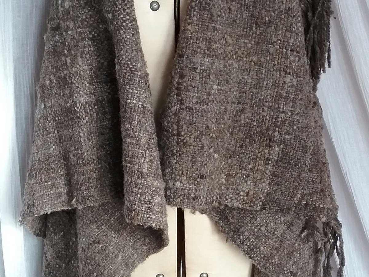 Ryeland: Woven Circle Poncho (or Wearable&nbsp;Blanket)