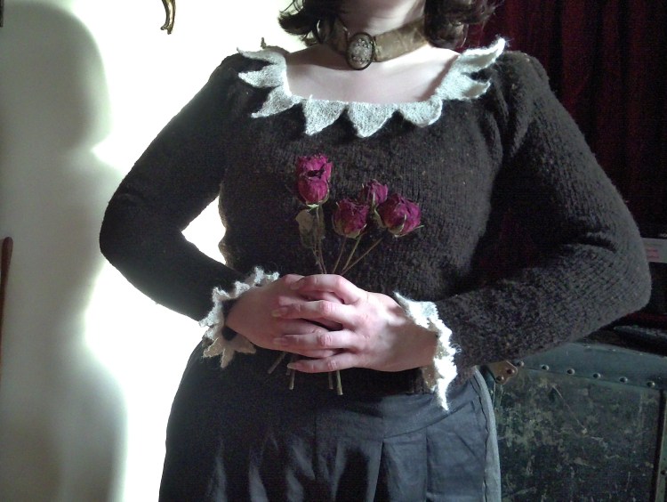 Zwartbles: Fabel Knitwear’s Medieval Ruffle&nbsp;Blouse